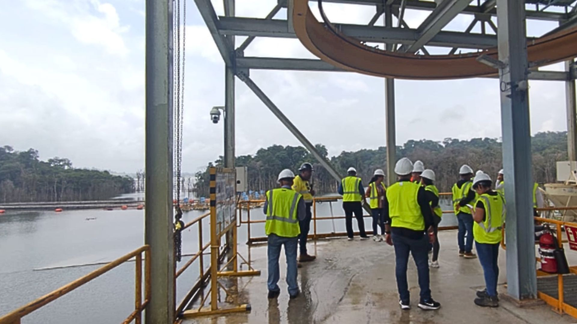 Visita a la mina Cobre Panamá